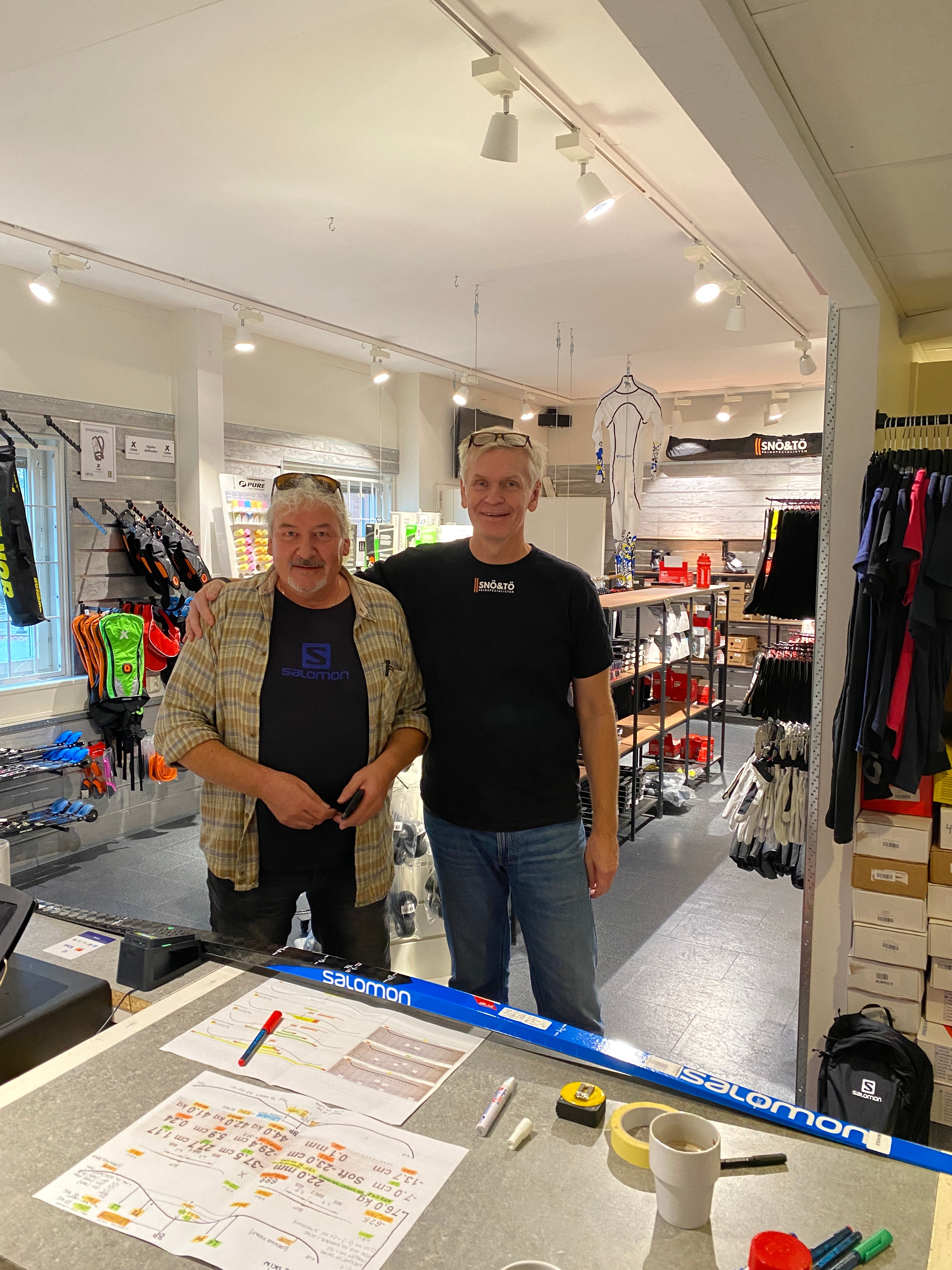 Besök i butiken av Jean-Marc från Salomon