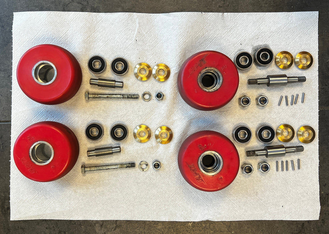 Trimning av rullskidor och rullskidhjul