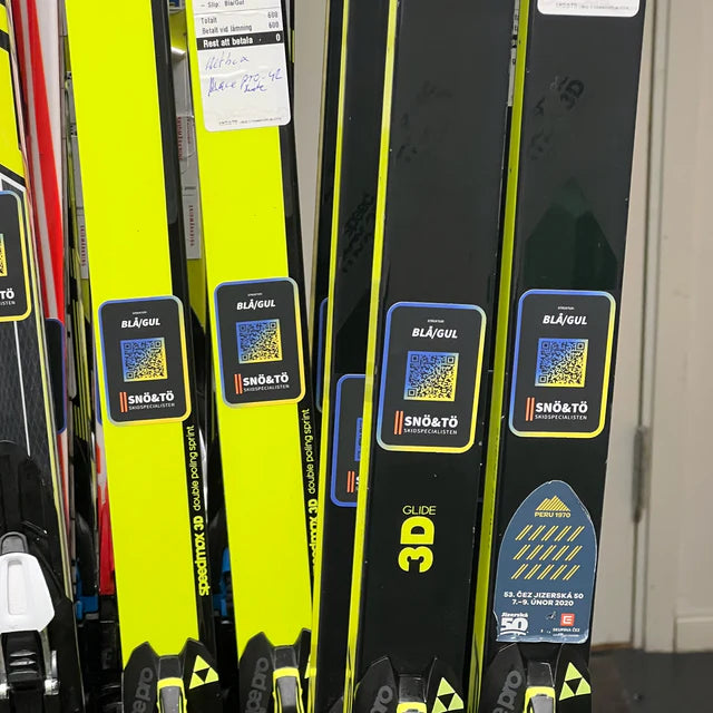 Stenslipning av längdskidor