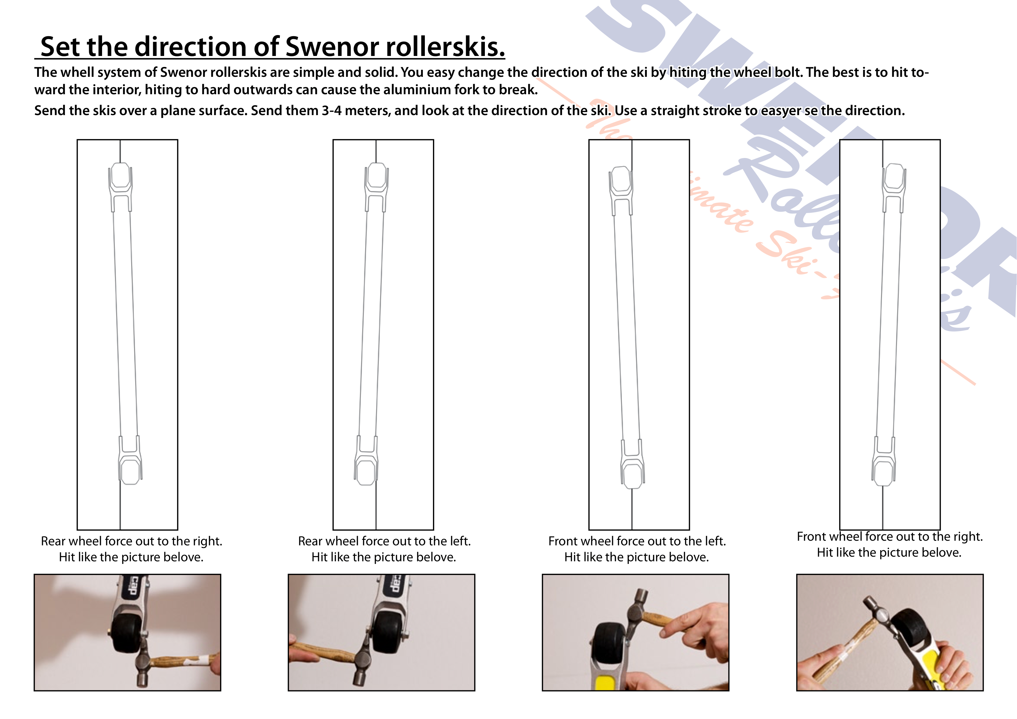 Går dina rullskidor snett? Så här riktar du dina rullskidor!