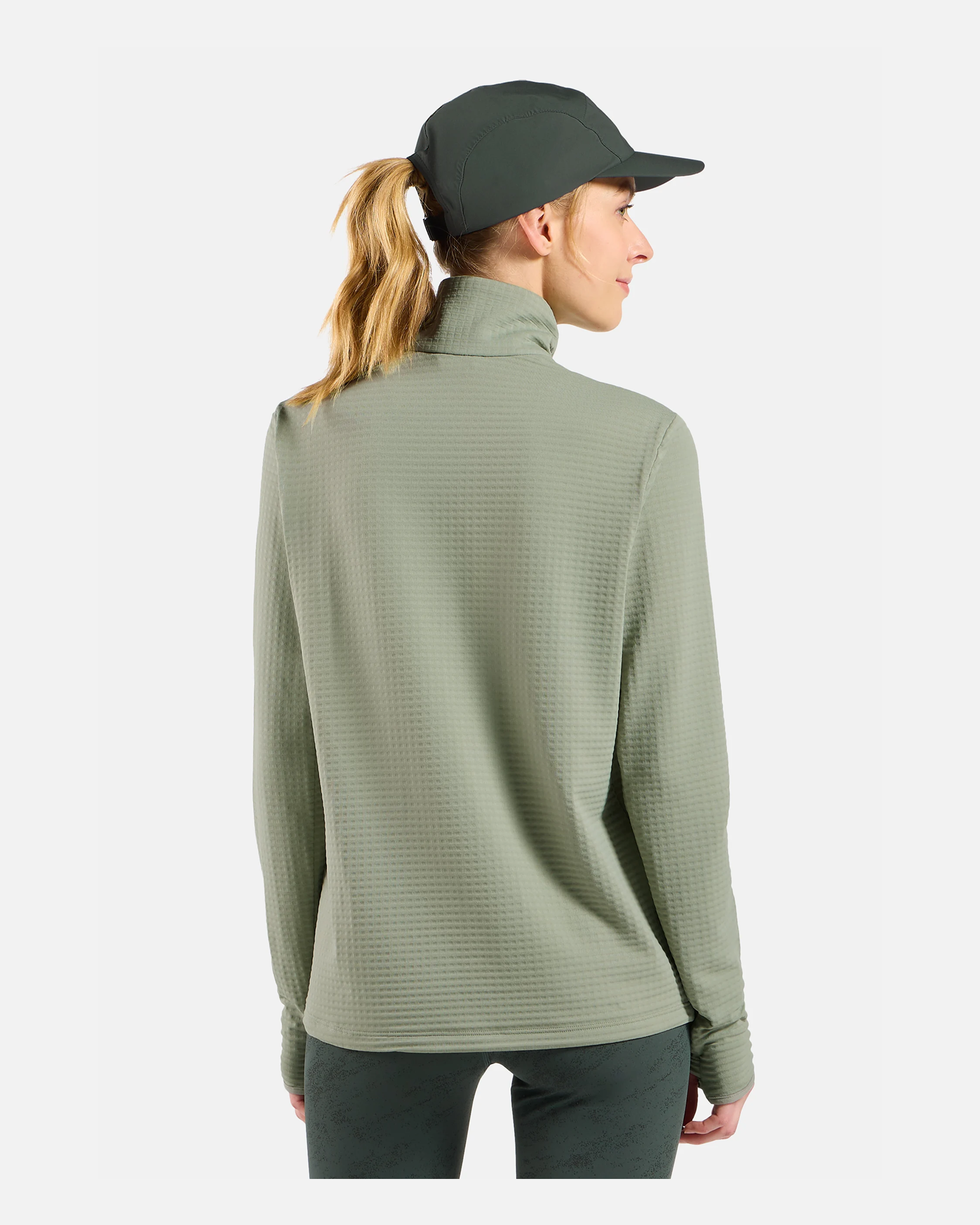 Odlo Essential Thermal Mid Layer 1/2 Zip, Shadow, WOMEN - Snö&Tö