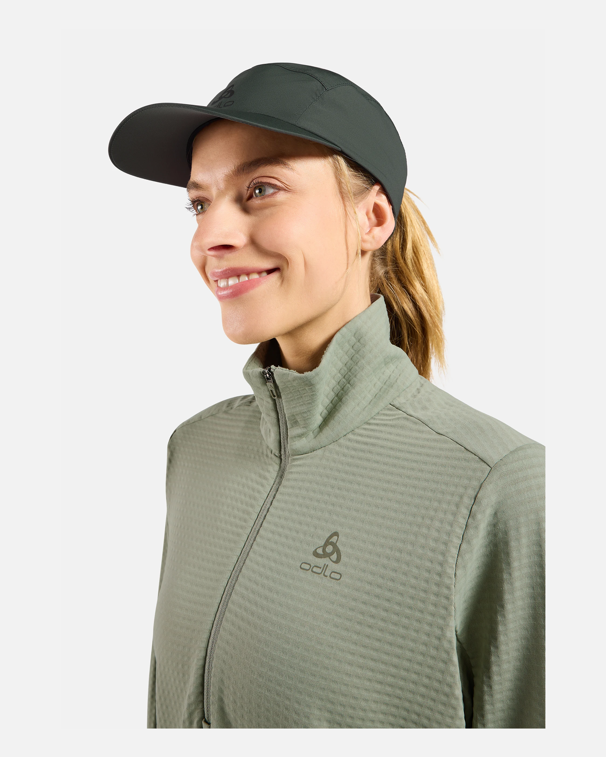 Odlo Essential Thermal Mid Layer 1/2 Zip, Shadow, WOMEN - Snö&Tö