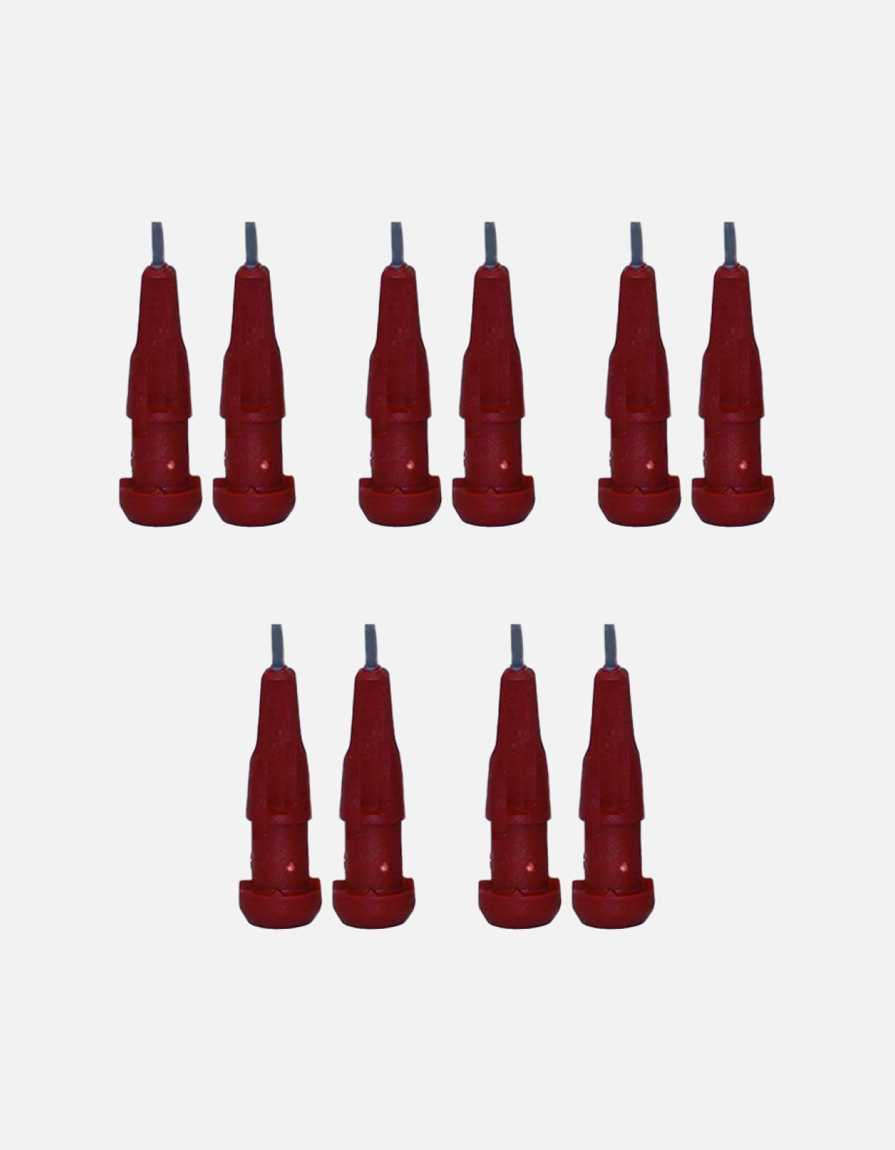 5-pack, Rex Rullskidspetsar, 8,5mm Röd - Snö&Tö