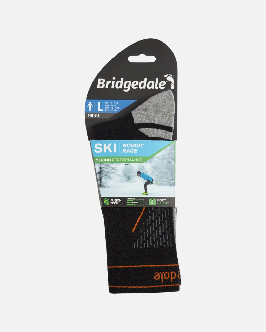 Bridgedale Men's Ski Nordic Race Merino Performance Boot