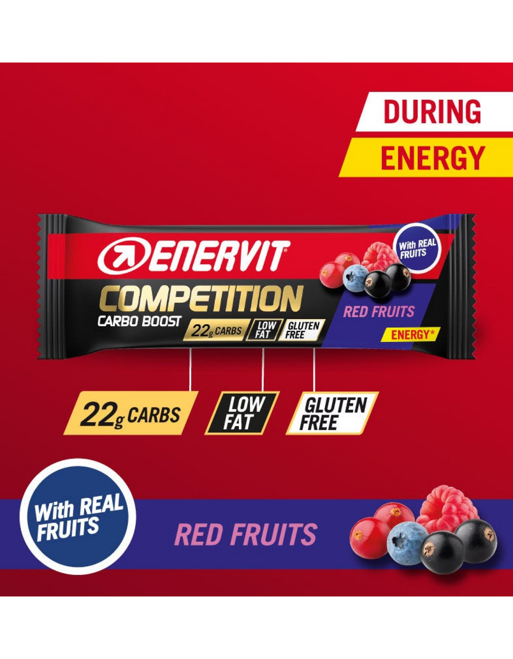 ENERVIT Competition Bar Red Fruits - Snö&Tö