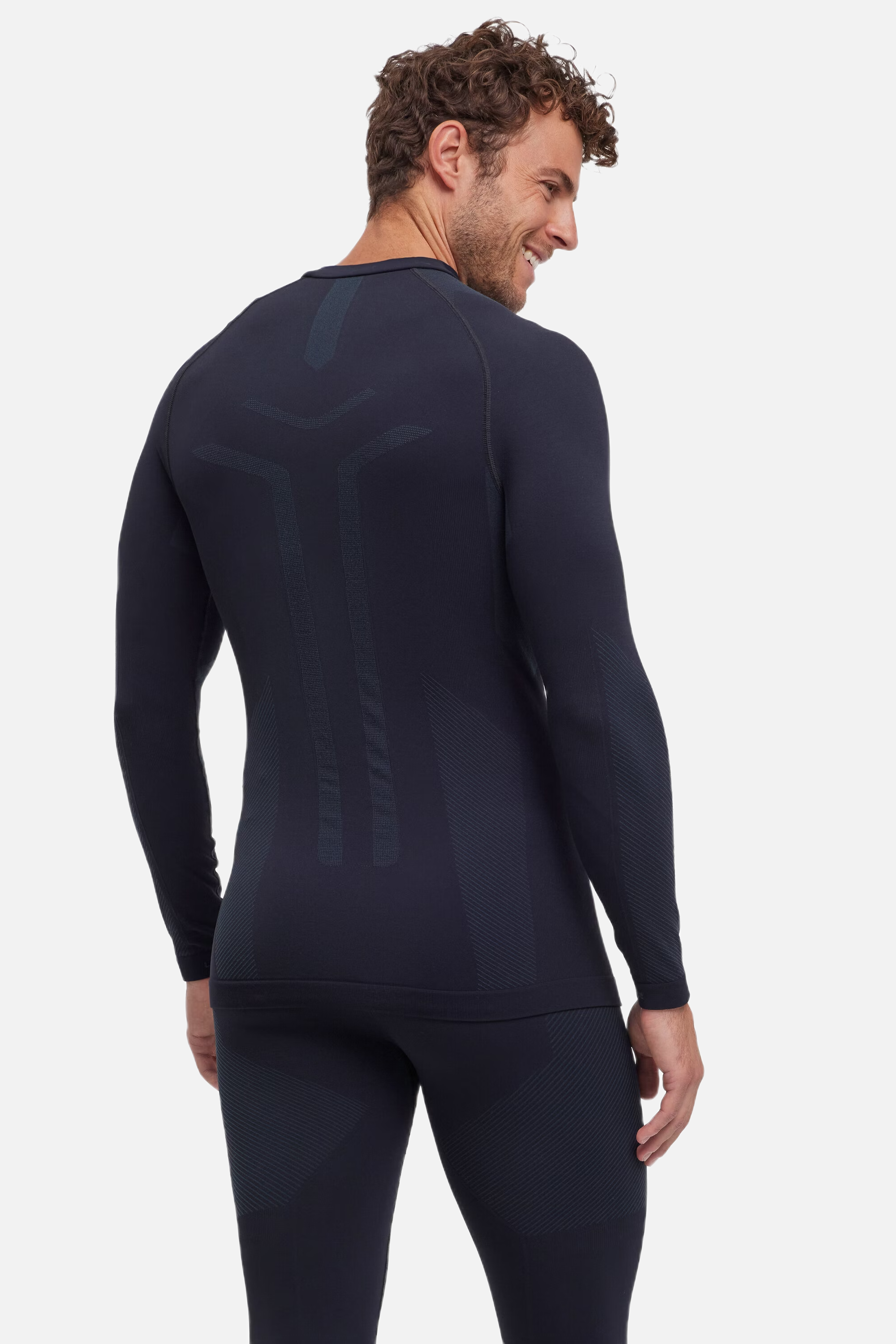 FALKE Men Long-sleeve shirt Warm - Black - Snö&Tö