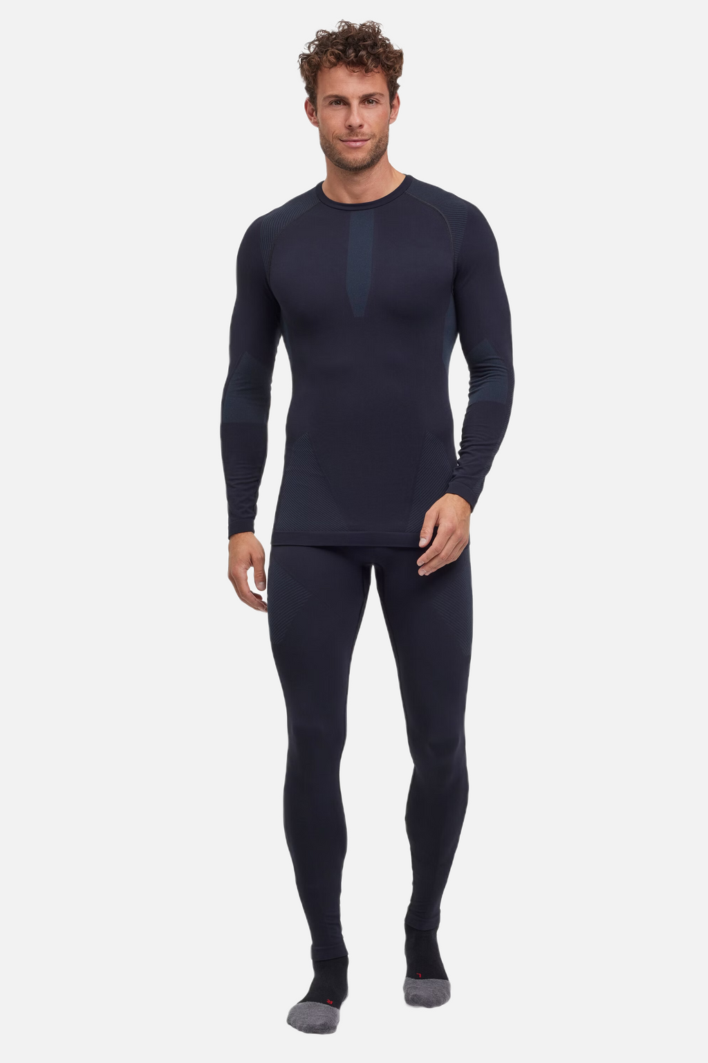 FALKE Men Long-sleeve shirt Warm - Black - Snö&Tö