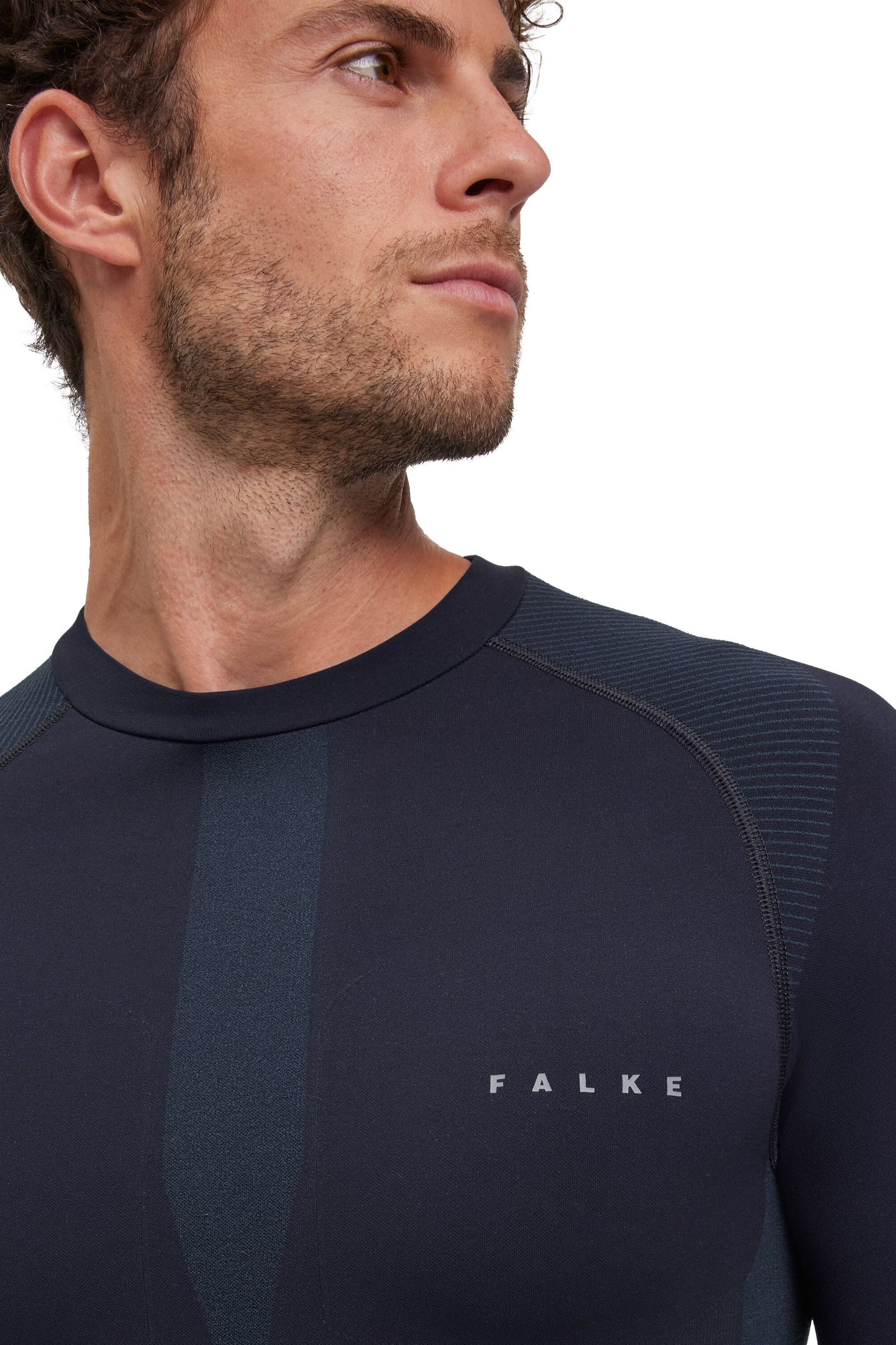 FALKE Men Long-sleeve shirt Warm - Black - Snö&Tö