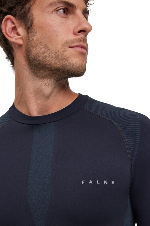 FALKE Men Long-sleeve shirt Warm - Black