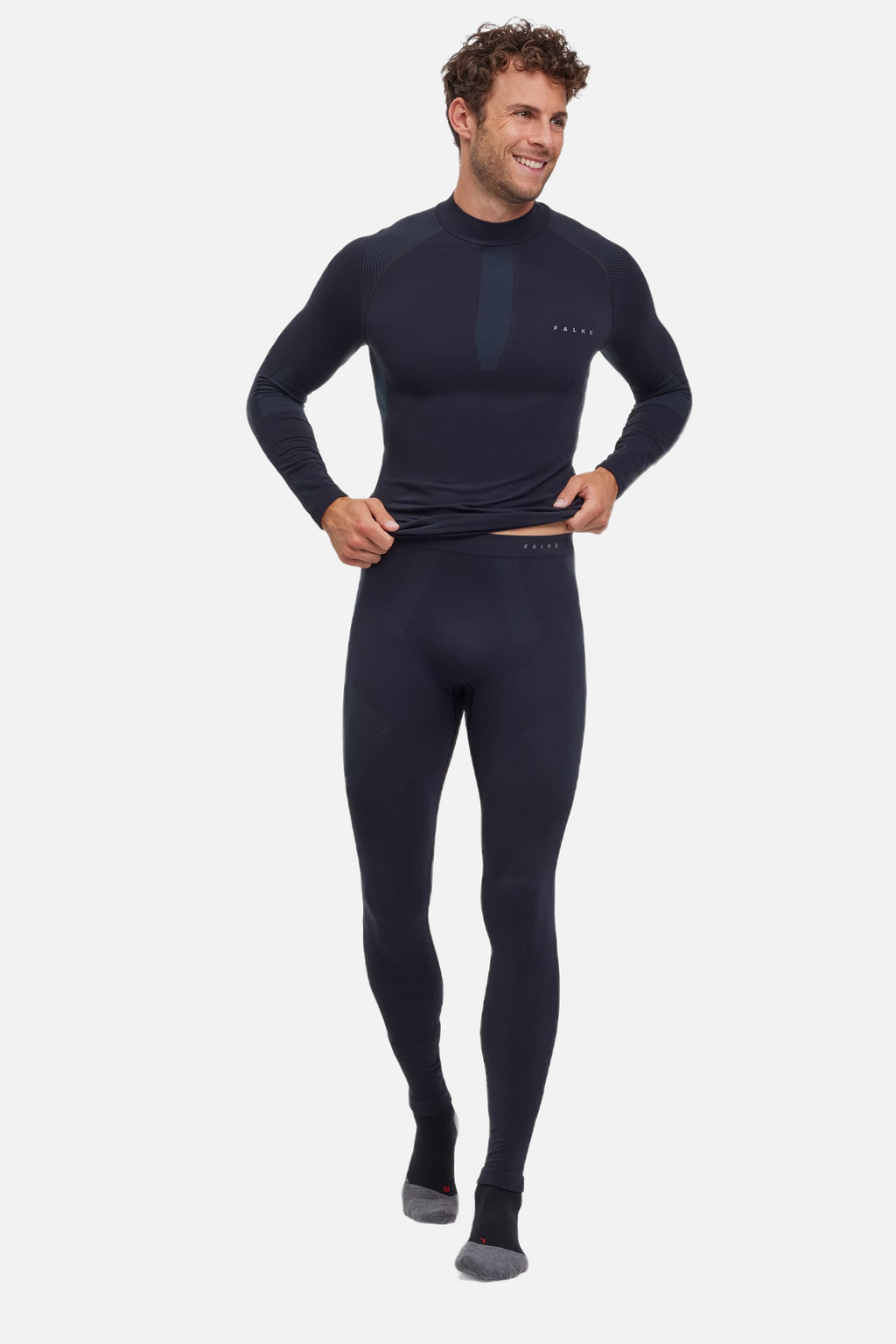 FALKE Men Tights Warm - Black - Snö&Tö