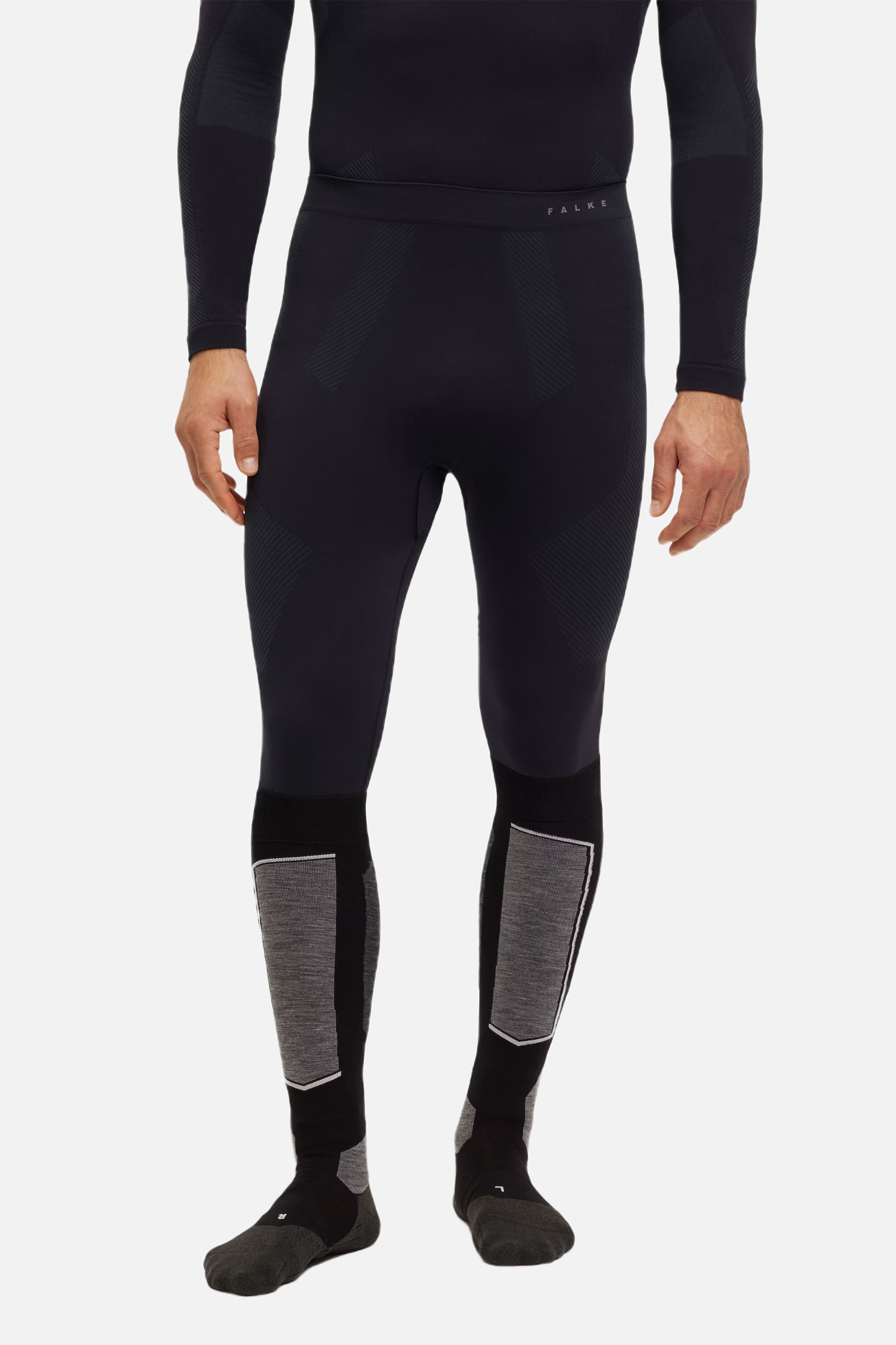 FALKE Men Tights Warm - Black - Snö&Tö