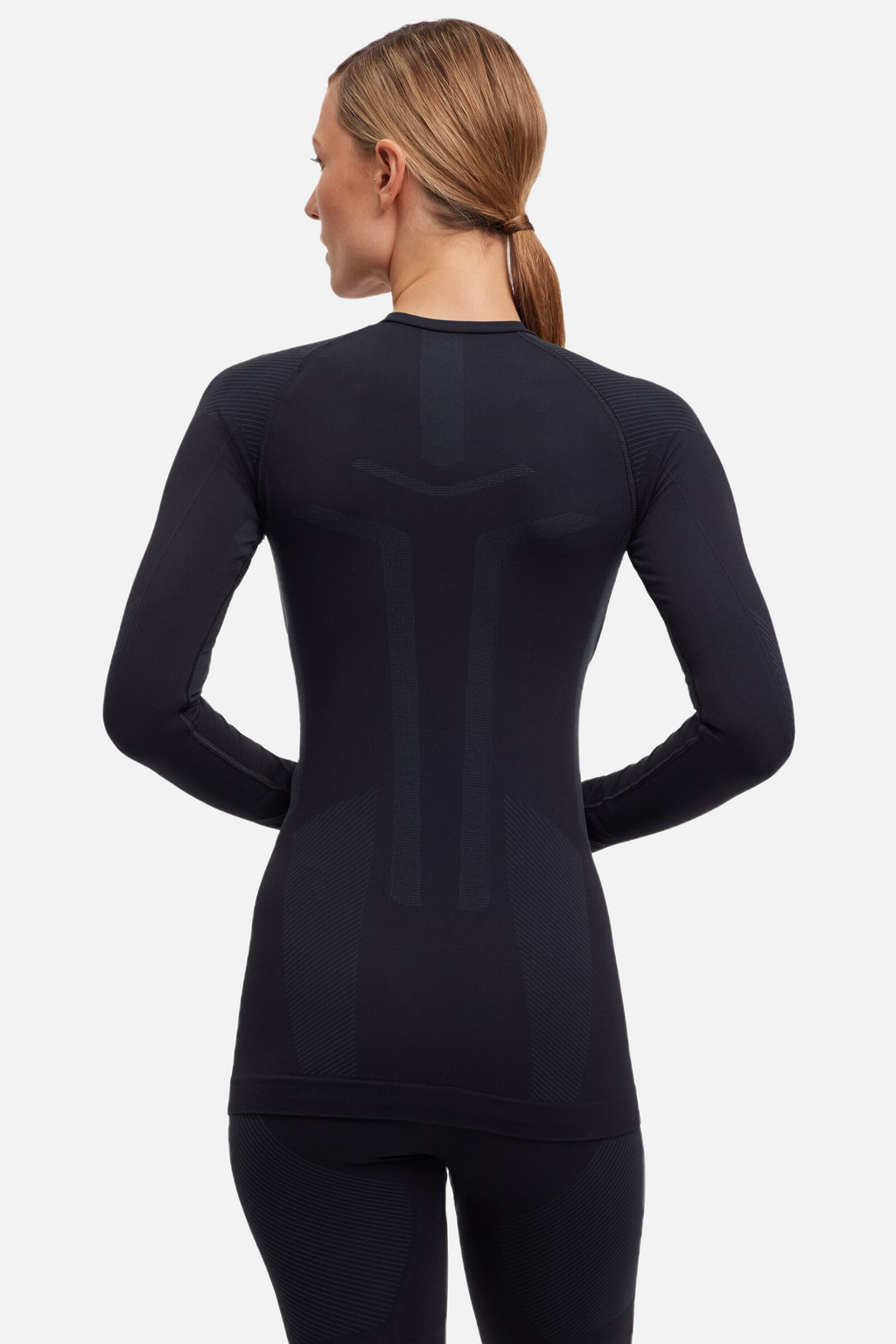 FALKE Women Long-sleeve shirt Warm - Black - Snö&Tö