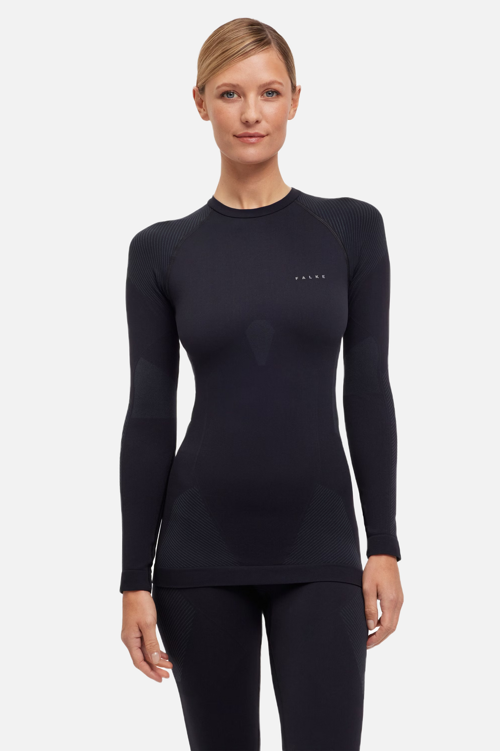 FALKE Women Long-sleeve shirt Warm - Black - Snö&Tö