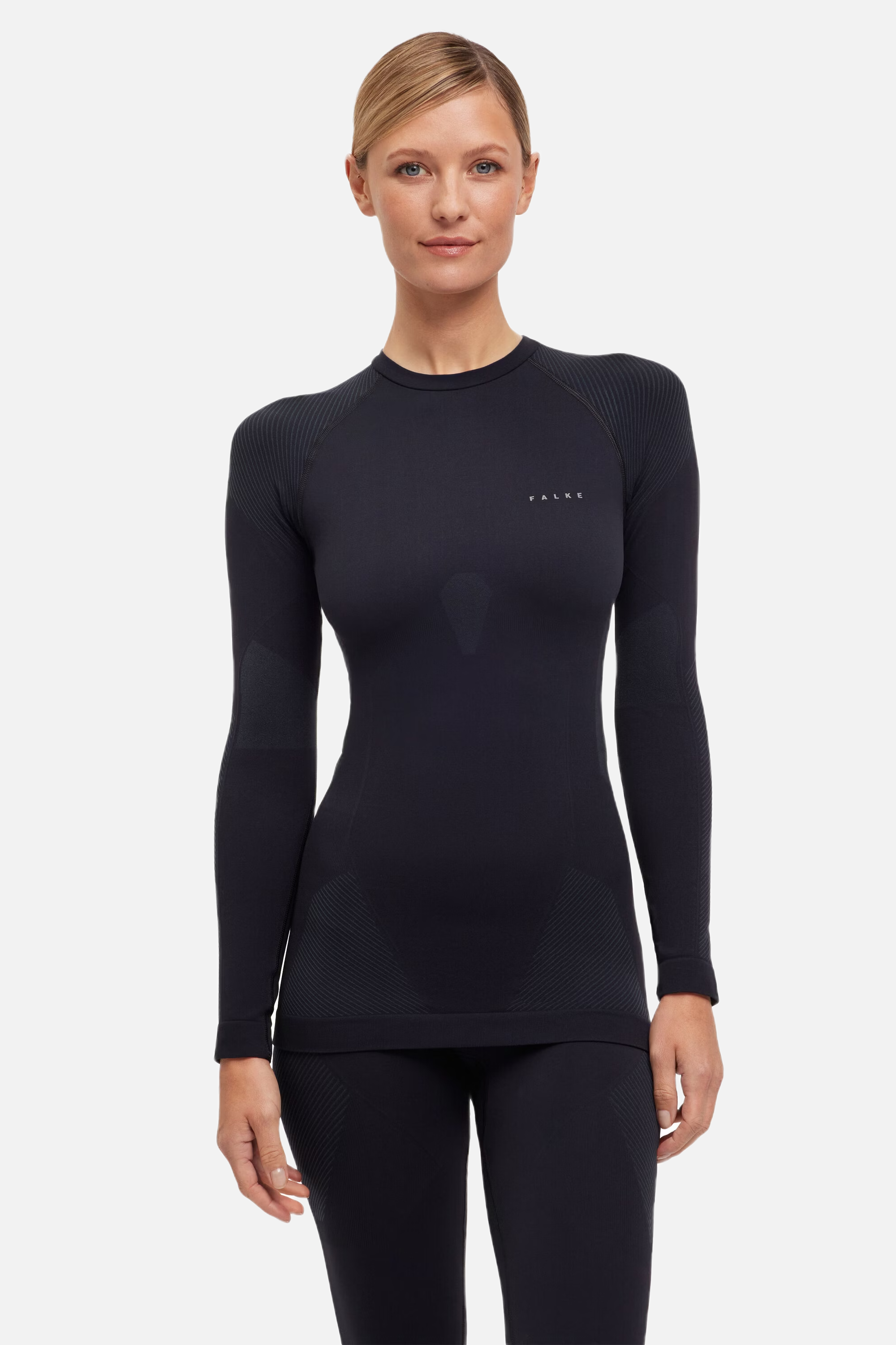 FALKE Women Long-sleeve shirt Warm - Black - Snö&Tö