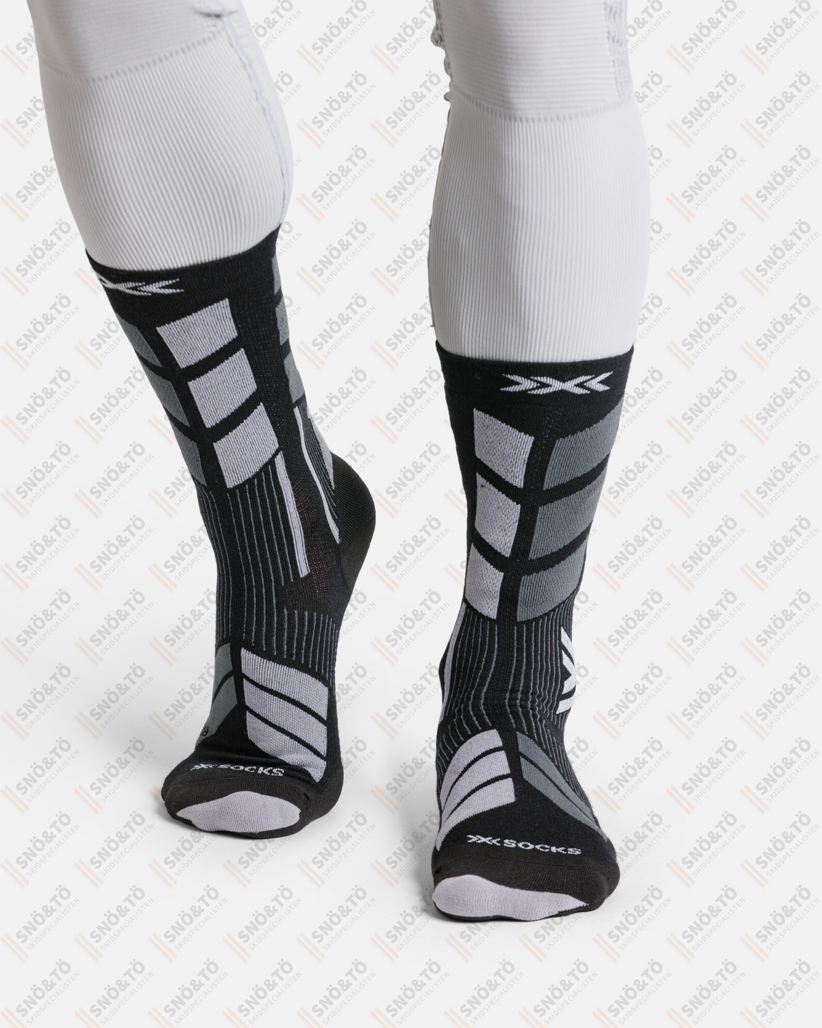 X-BIONIC X-COUNTRY PERFORM MERINO CREW, X BLACK/GREY, UNISEX - Snö&Tö
