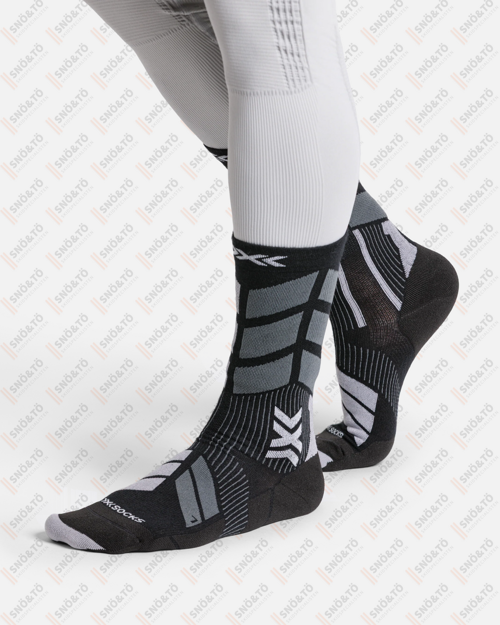 X-BIONIC X-COUNTRY PERFORM MERINO CREW, X BLACK/GREY, UNISEX - Snö&Tö