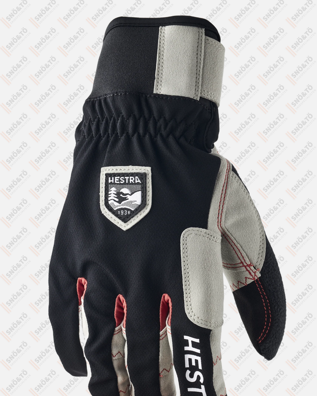 HESTRA Ergo Grip XC Race - 5 finger, Black - Snö&Tö