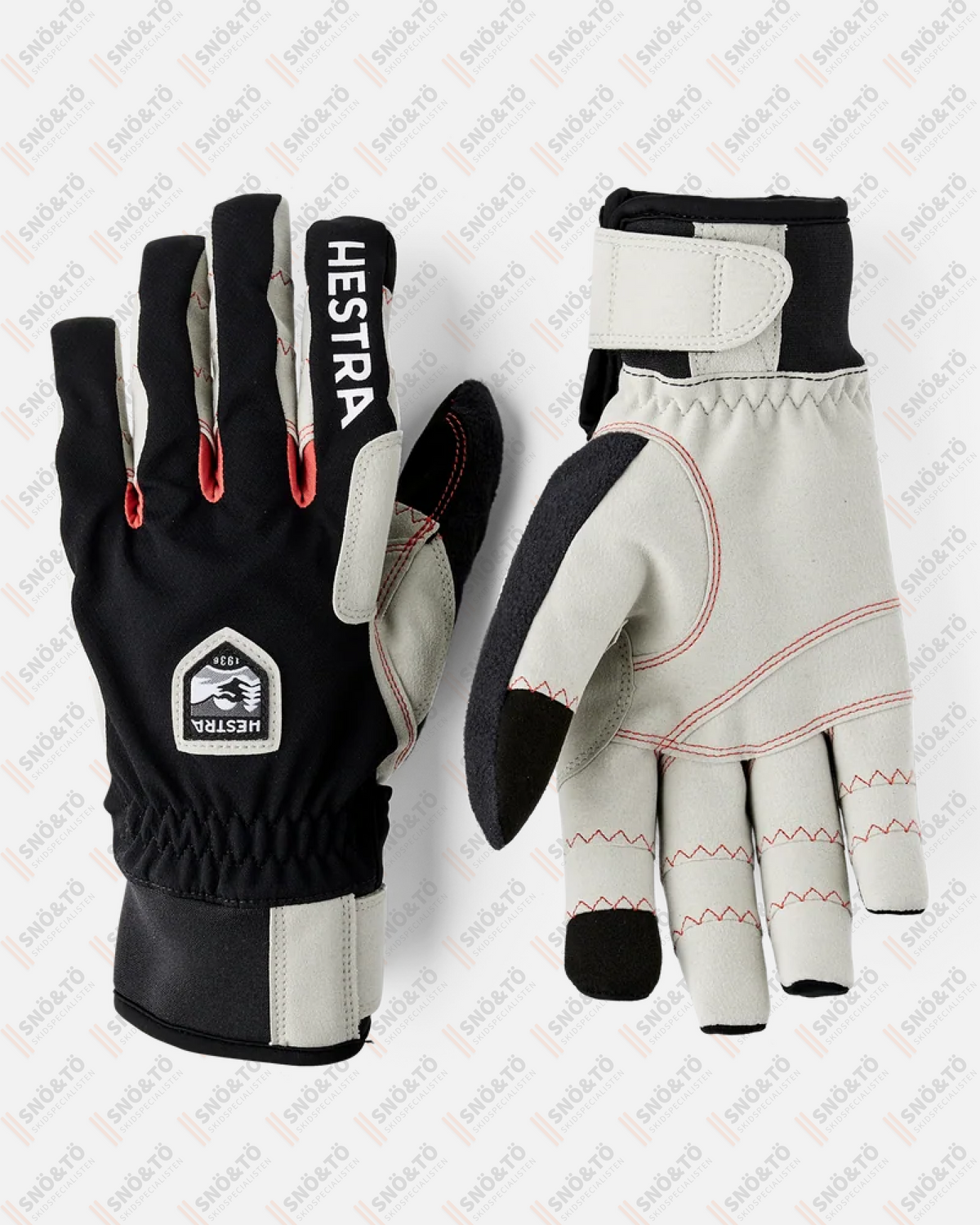HESTRA Ergo Grip XC Race - 5 finger, Black - Snö&Tö