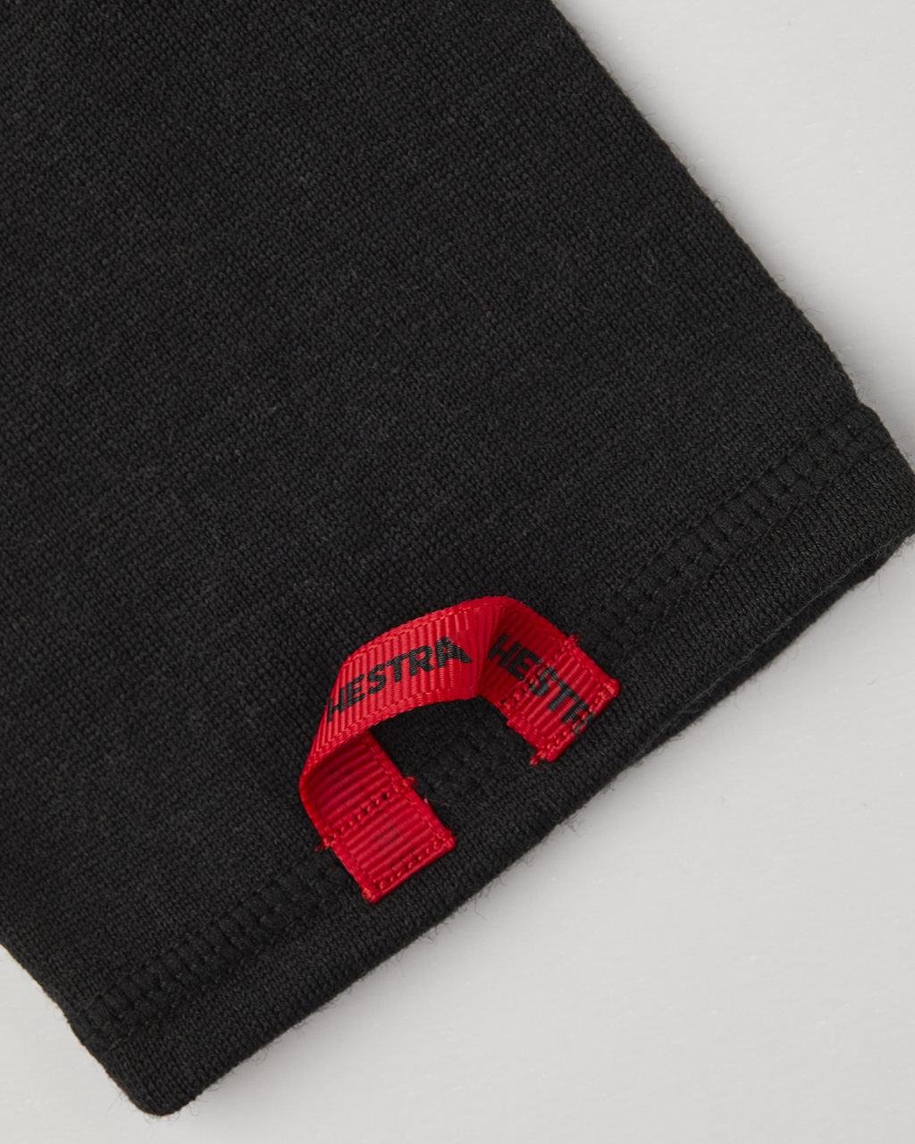 HESTRA Merino Wool Liner Long - 5 finger, Black