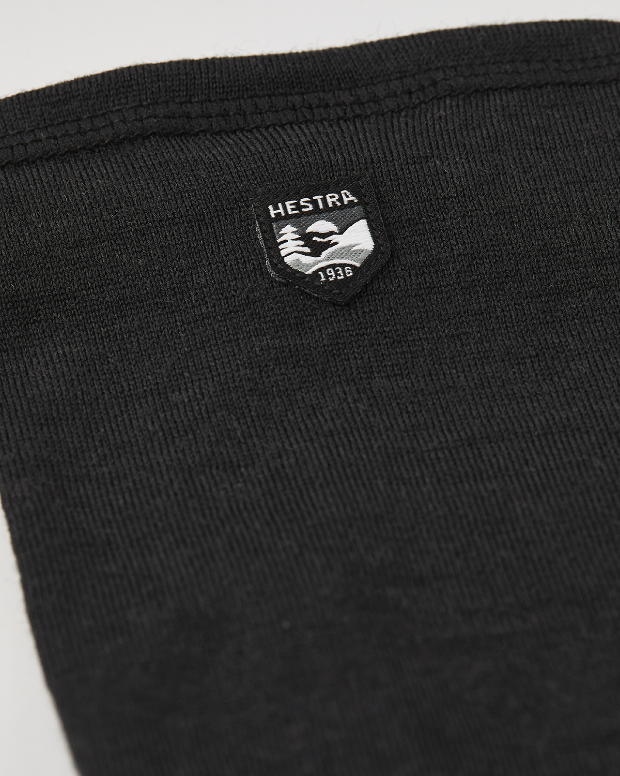 HESTRA Merino Wool Liner Long - 5 finger, Black