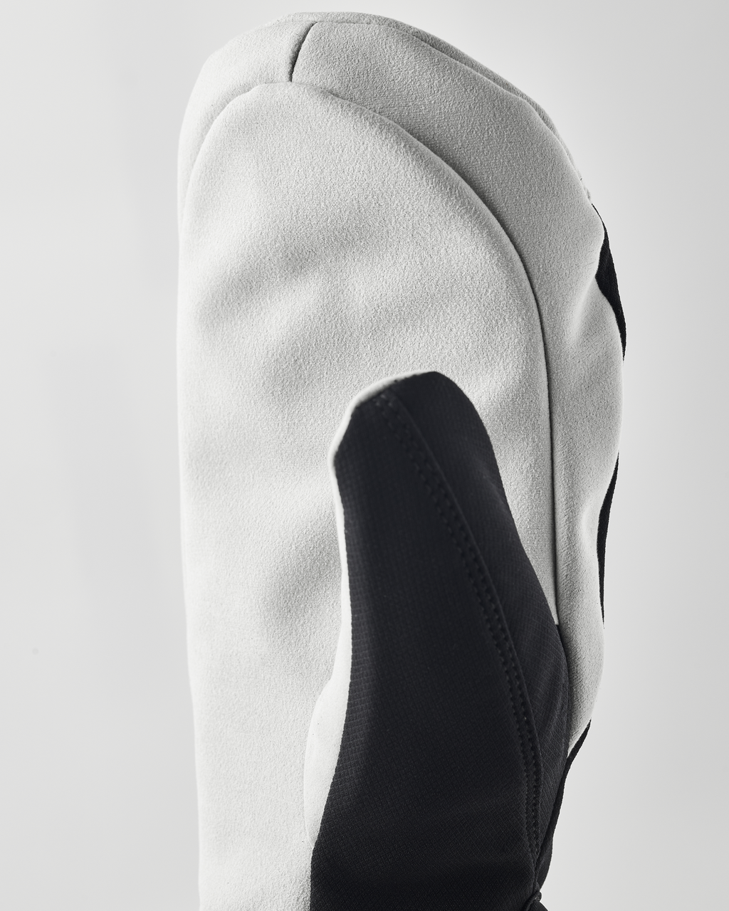 HESTRA Wool Terry Windbreaker Mitt, Black