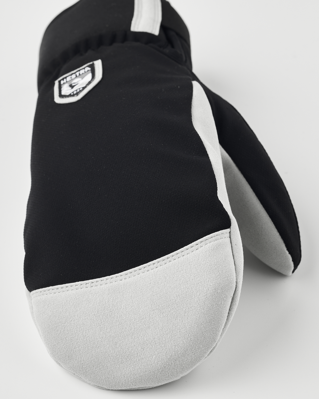 HESTRA Wool Terry Windbreaker Mitt, Black