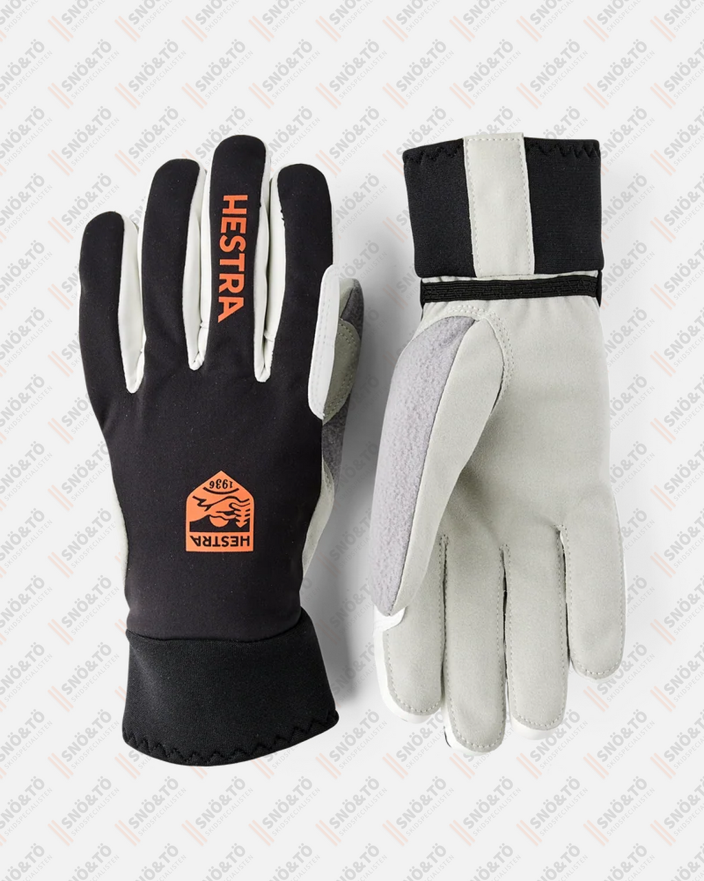 HESTRA XC Active - 5 finger, Black - Snö&Tö