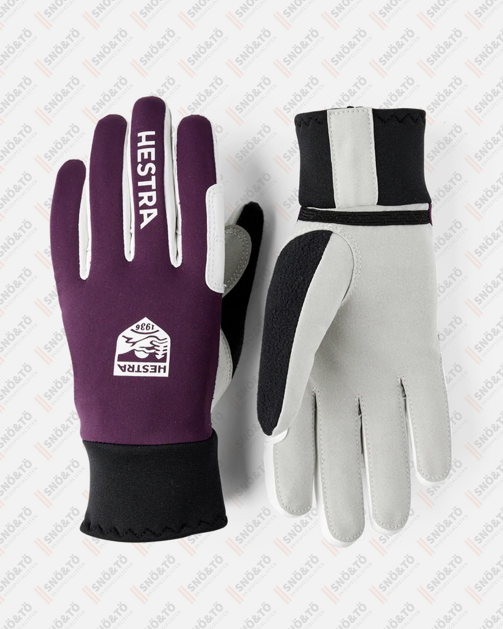 HESTRA XC Active - 5 finger, Plum - Snö&Tö