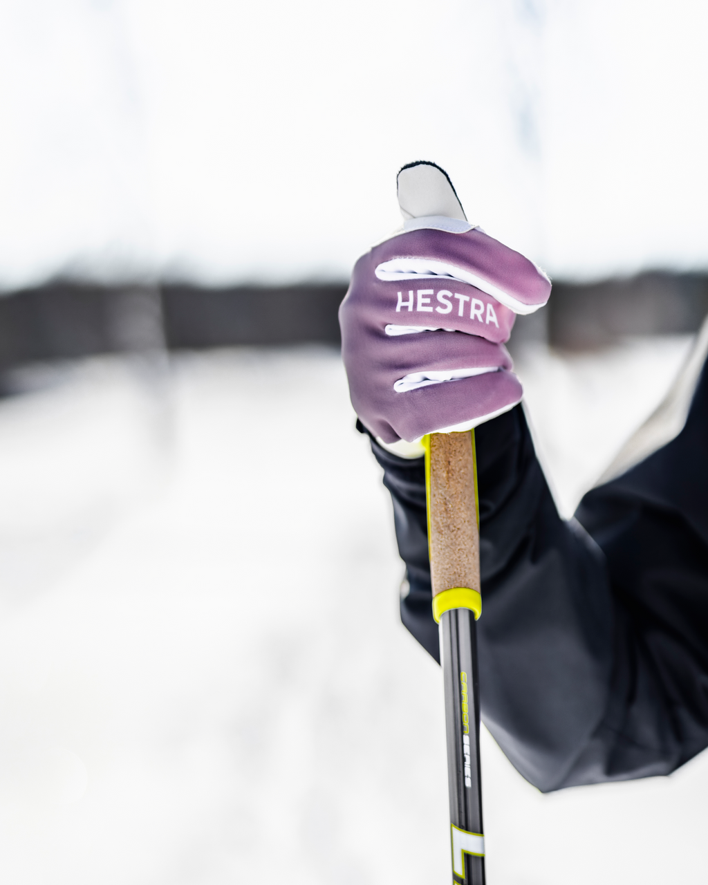 HESTRA XC Pace - 5 finger, Pink