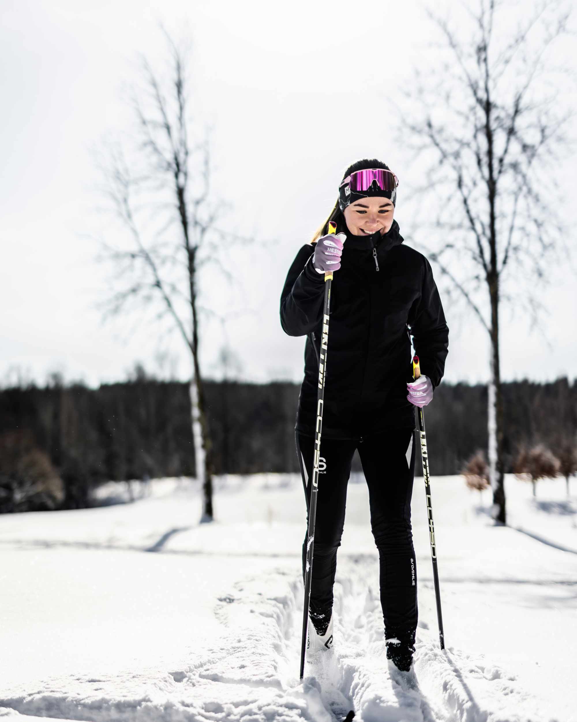 HESTRA XC Pace - 5 finger, Pink