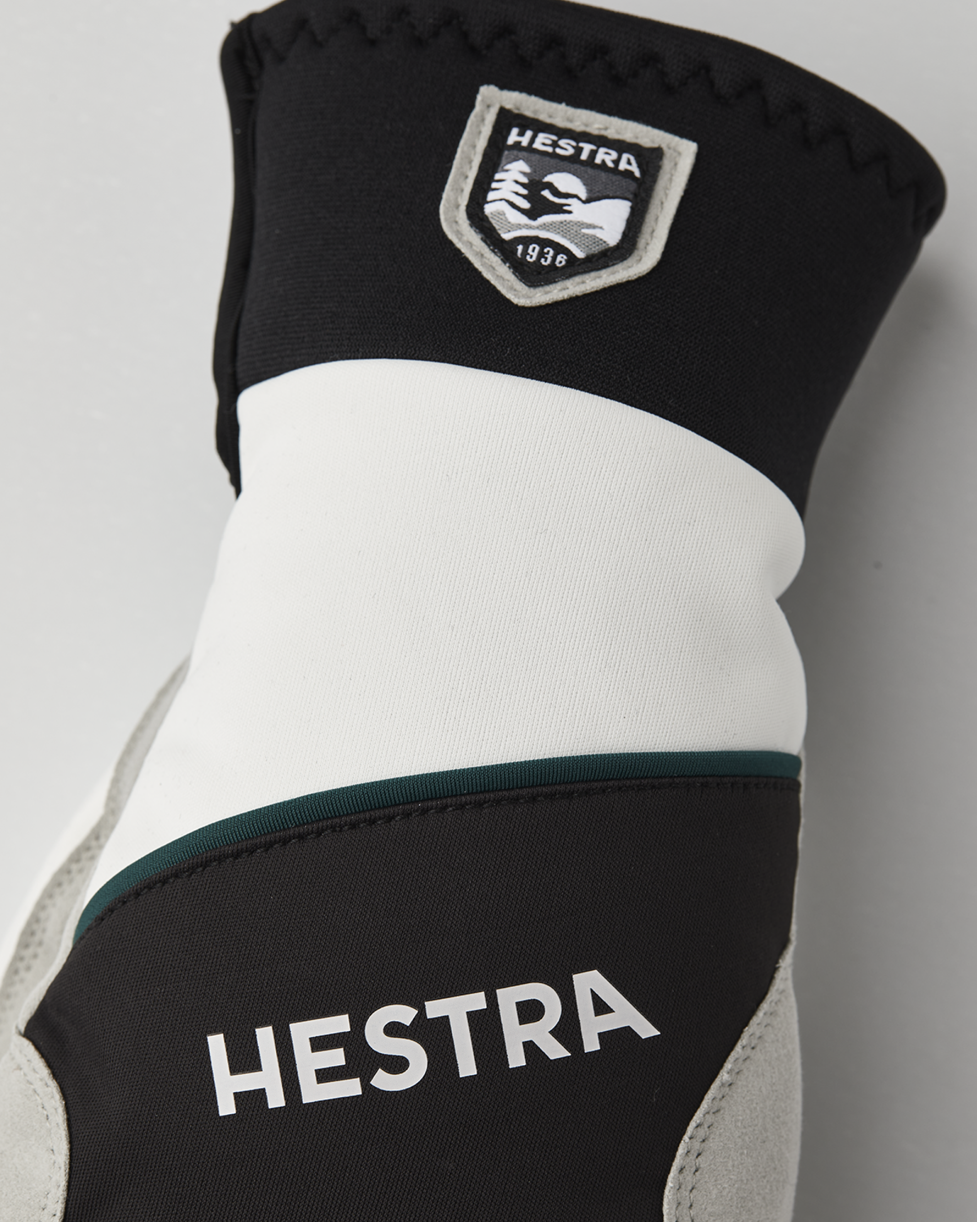HESTRA Comfort Tracker - Mitt, Black/Ivory