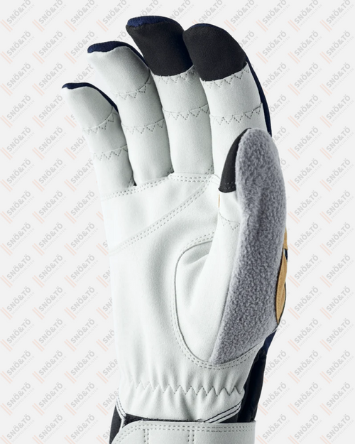 HESTRA Ergo Grip Wool Touring - 5 finger, Navy/Light grey - Snö&Tö