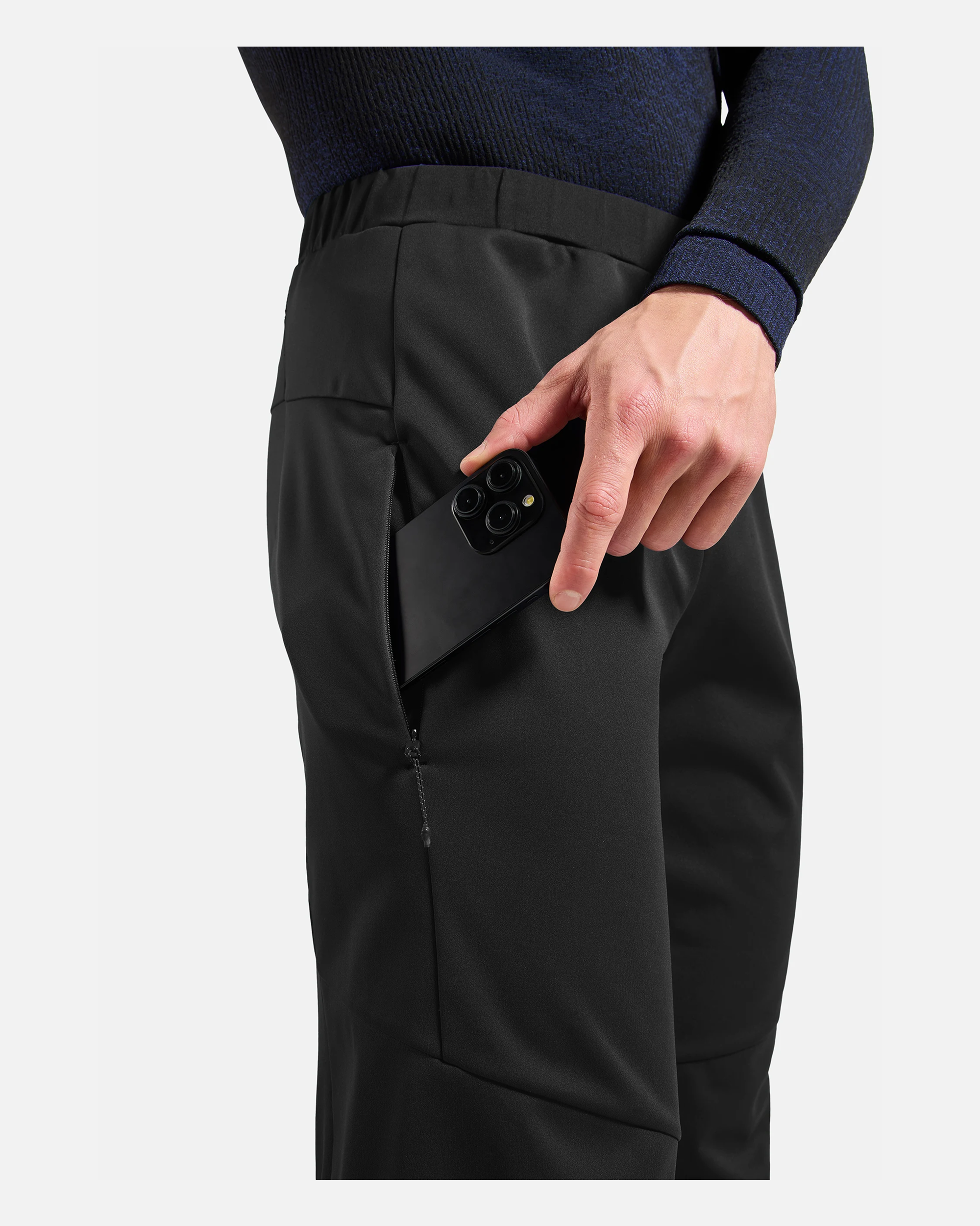 Odlo Essential Warm Pants Regular Length, Black, MEN - Snö&Tö
