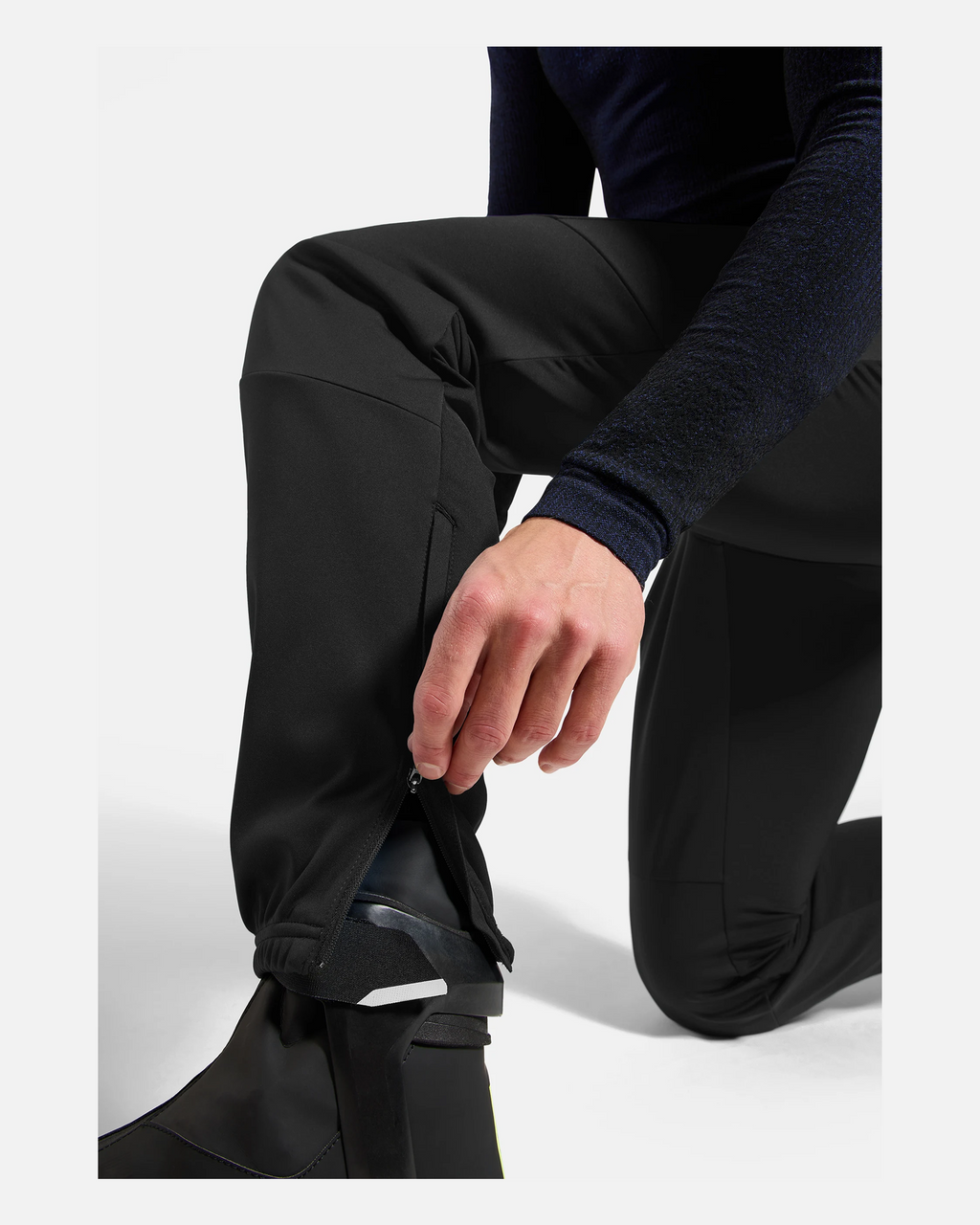 Odlo Essential Warm Pants Regular Length, Black, MEN - Snö&Tö