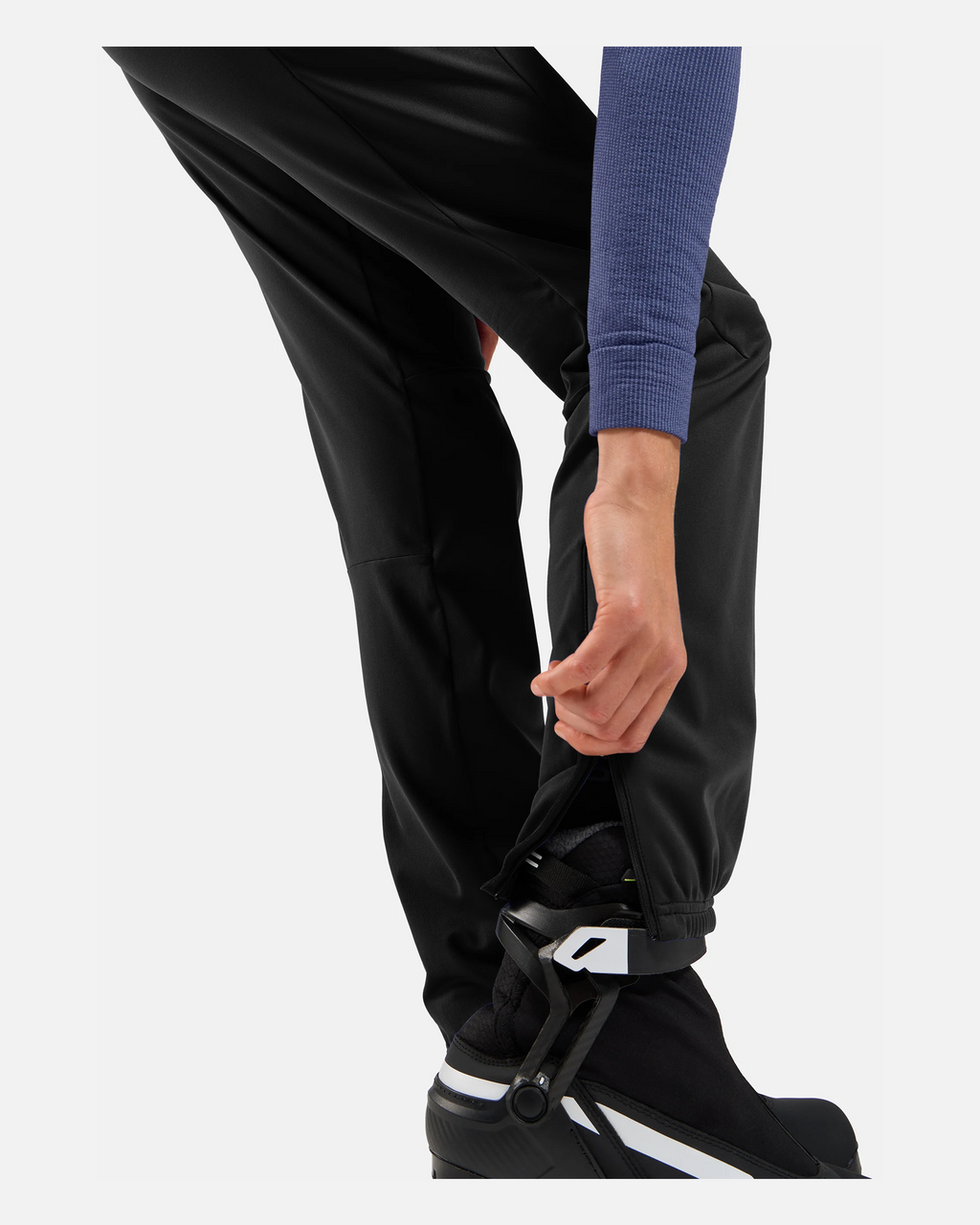 Odlo Essential Warm Pants Regular Length, Black, WOMEN - Snö&Tö
