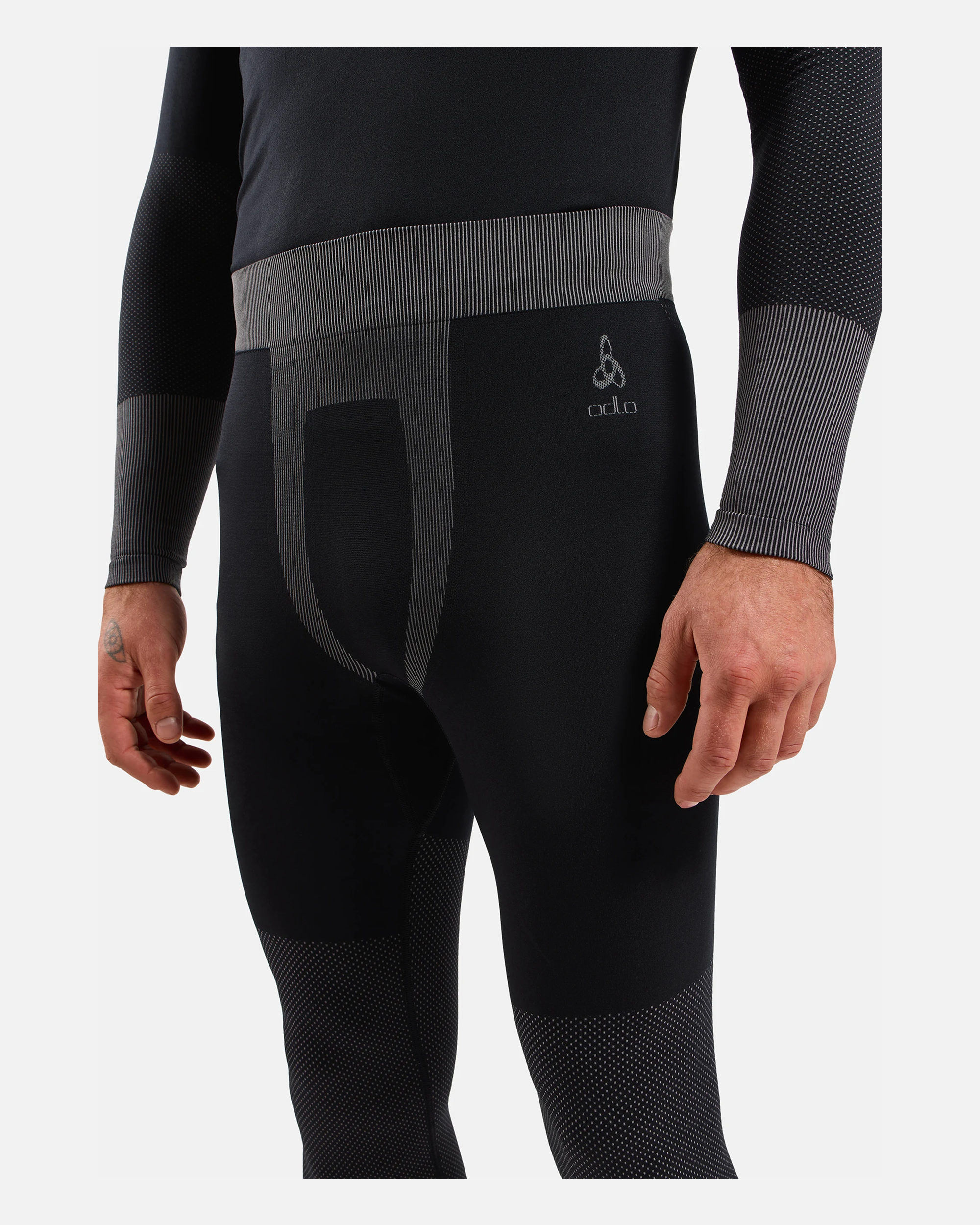 Odlo Fundamentals Performance Warm Bl Bottom Long, Black, MEN - Snö&Tö