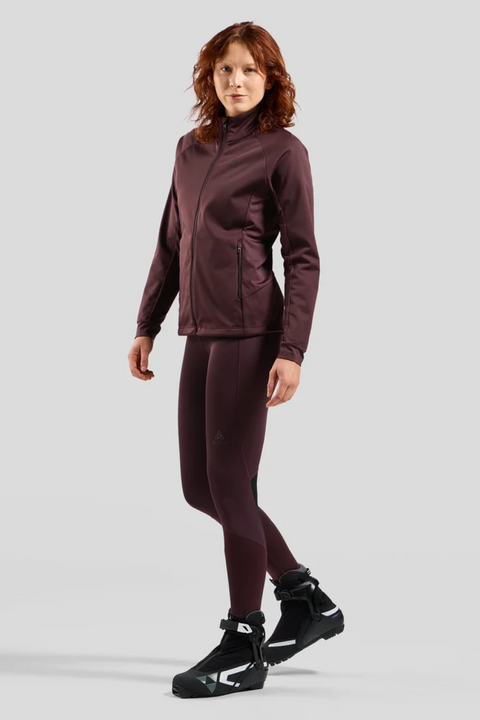 Odlo Jacket BRENSHOLMEN, Fudge, Women