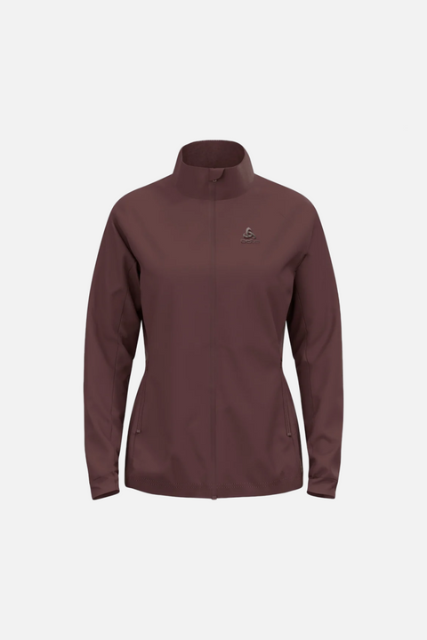 Odlo Jacket BRENSHOLMEN, Fudge, Women