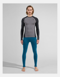 Odlo M Performance Wool 150 base layer, Dark Grey Melange - Snö&Tö