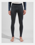 Odlo M Performance Wool 150 base layer bottoms, Dark Grey Melange - Snö&Tö