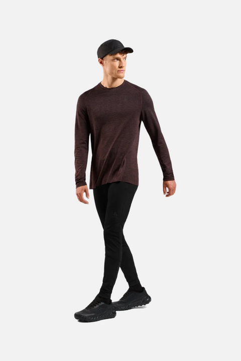 Odlo The Zeroweight Warm running tights 2.0, Men, Black