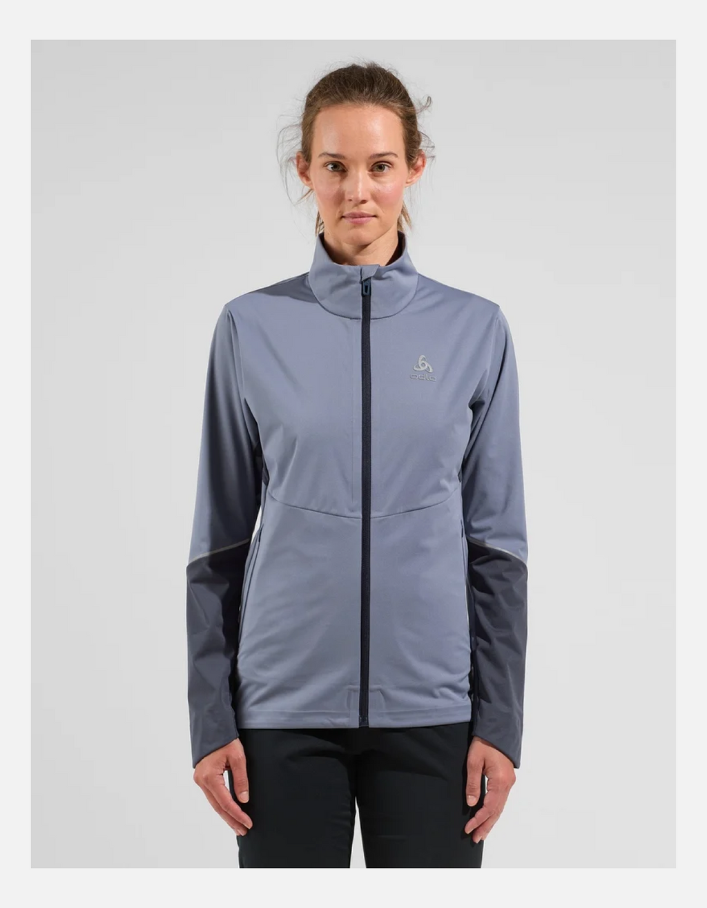 Odlo W Langnes Jacket, Folkstone Gray India Ink - Snö&Tö