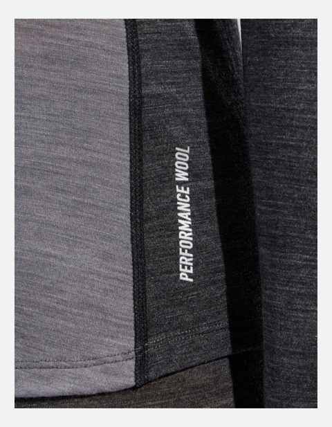 Odlo W Performance Wool 150 base layer, Dark Grey Melange - Snö&Tö