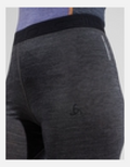 Odlo W Performance Wool 150 base layer bottoms, Dark Grey Melange - Snö&Tö