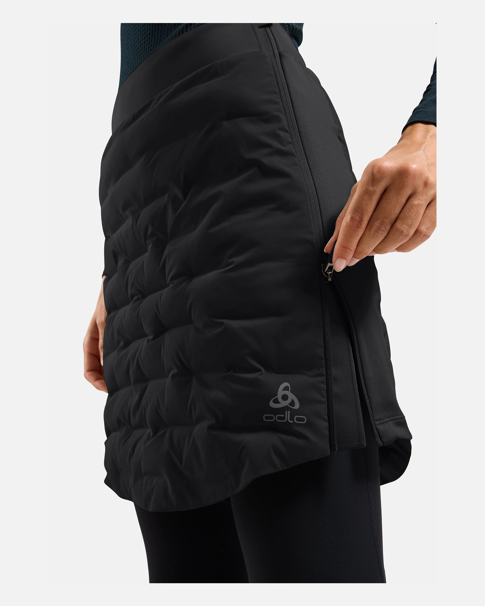 Odlo Zeroweight Insulator Skirt, Black, WOMEN - Snö&Tö