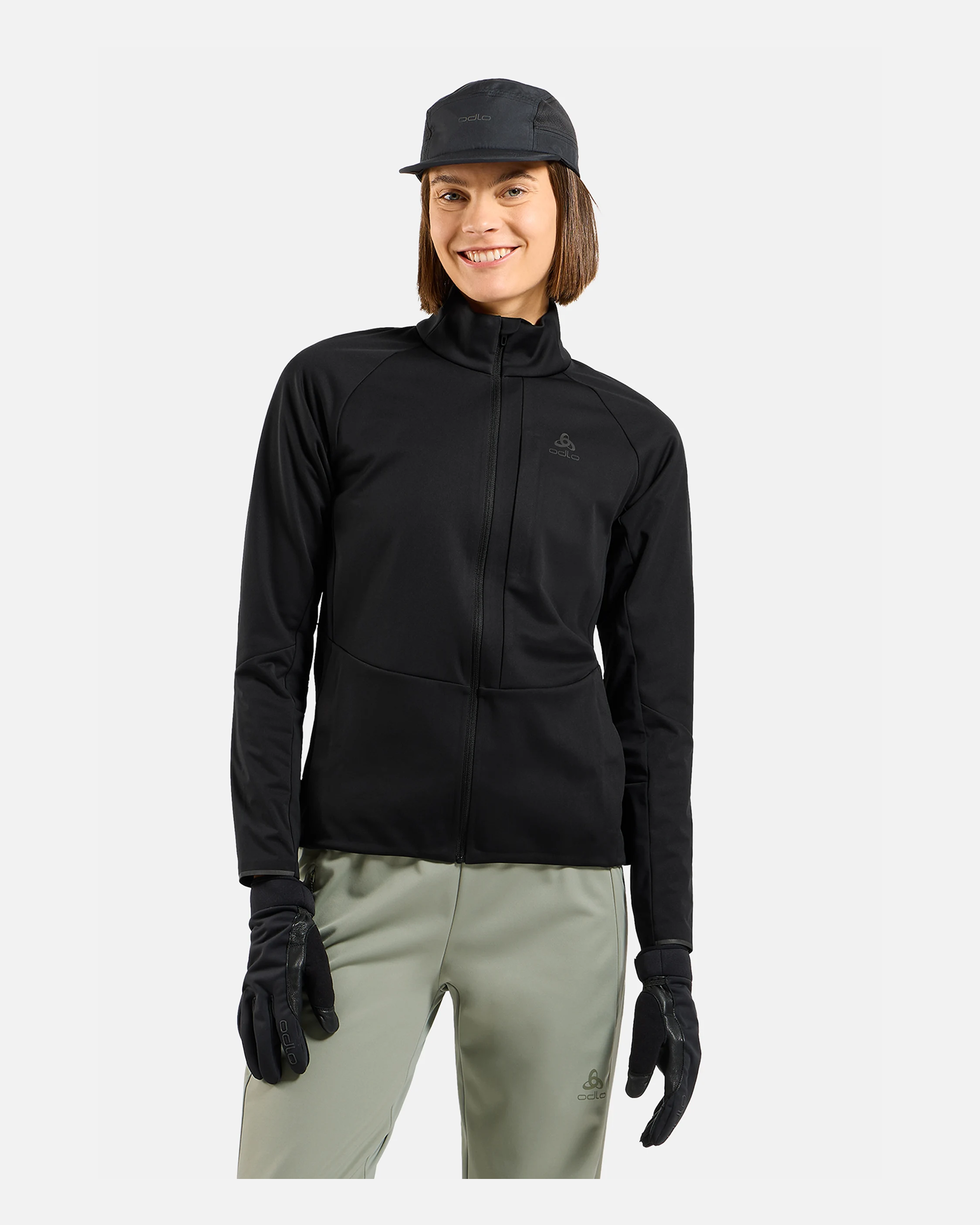 Odlo Zeroweight Elite Windproof Jacket, Black, WOMEN - Snö&Tö