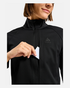 Odlo Zeroweight Elite Windproof Jacket, Black, WOMEN - Snö&Tö