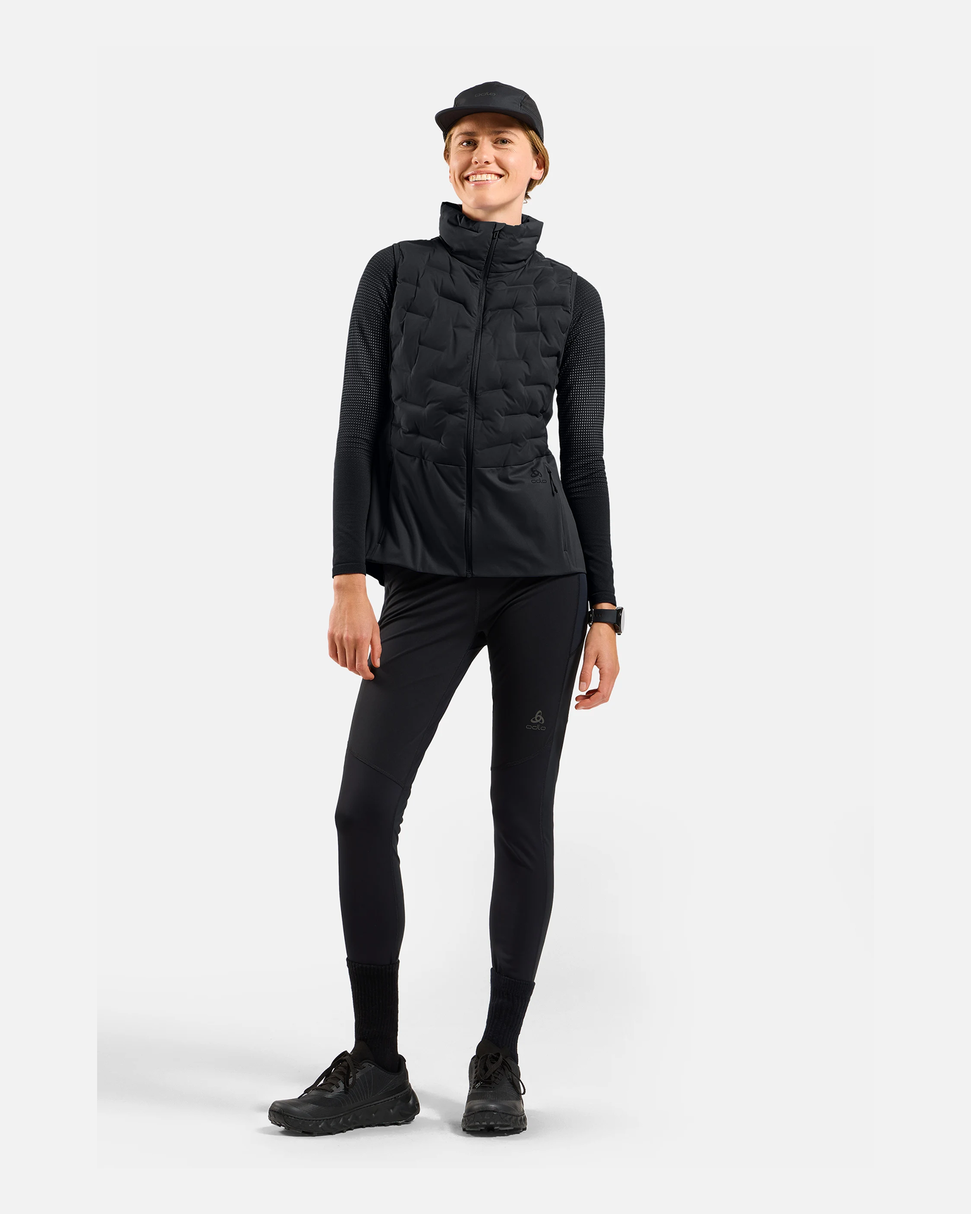 Odlo Zeroweight Insulator Vest, Black, WOMEN - Snö&Tö