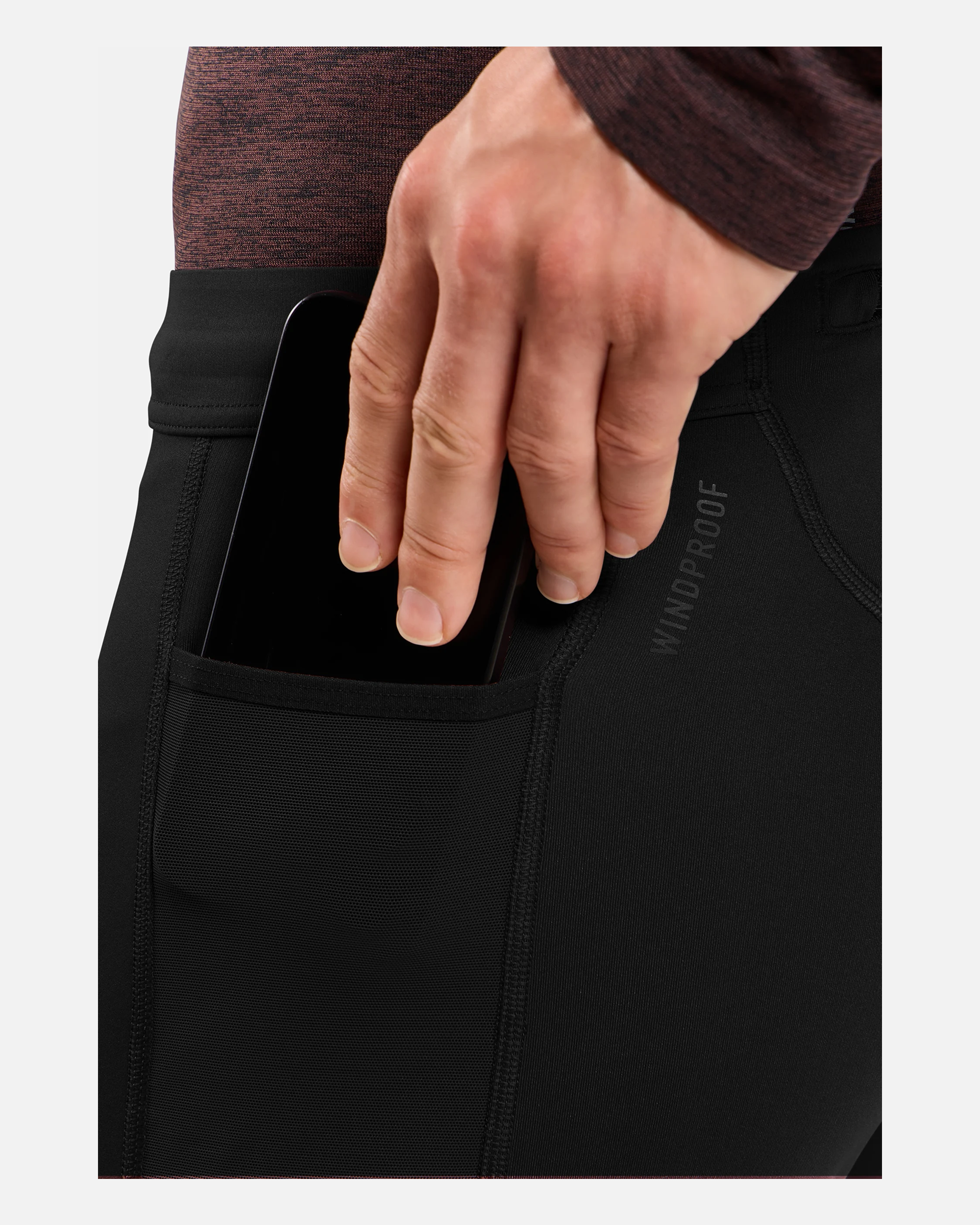 Odlo Zeroweight Warm Tights, Black, MEN - Snö&Tö