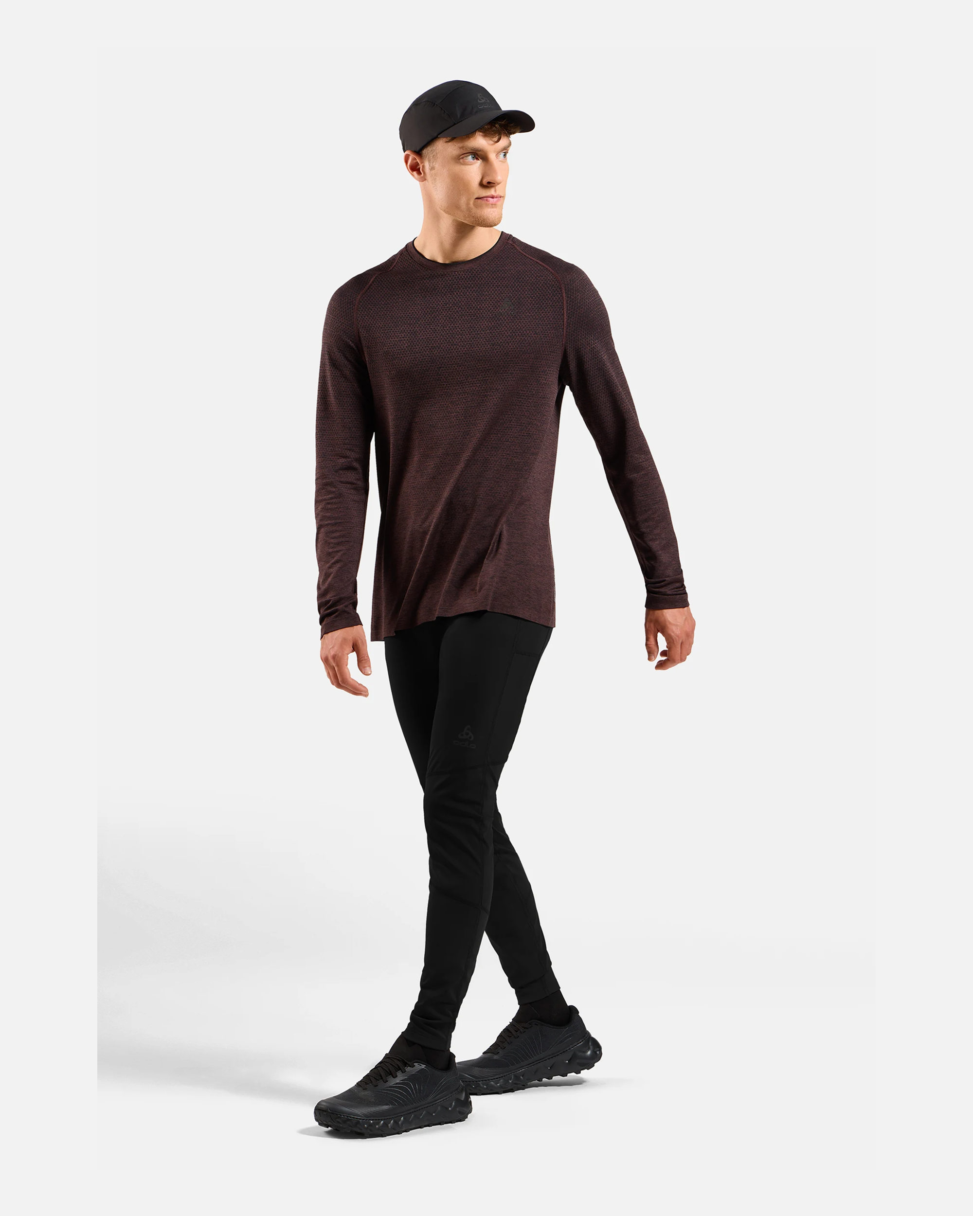Odlo Zeroweight Warm Tights, Black, MEN - Snö&Tö
